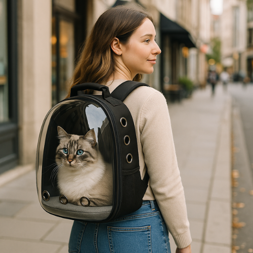 Sac de transport chat capsule