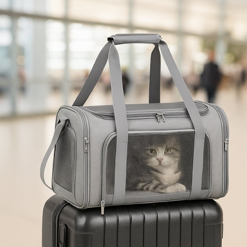 Sac de transport à dos pour chat en Nylon
